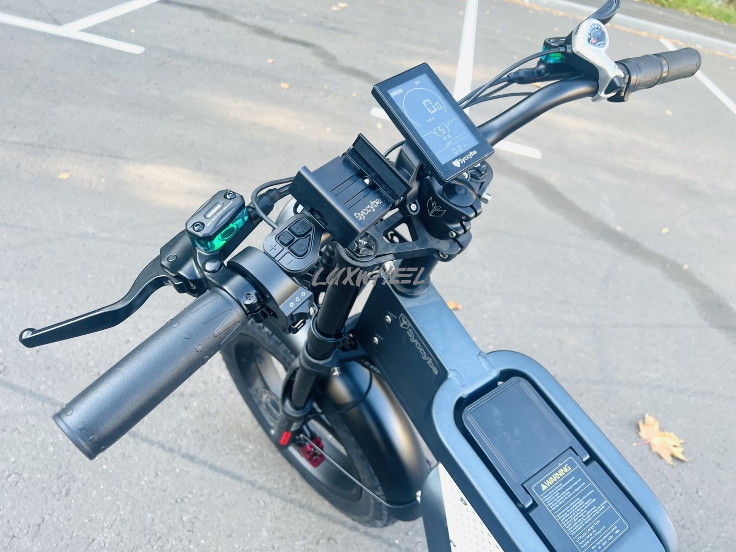 САМЫЙ КРУТОЙ элетровелосипед Syccyba IMPULS купить в LuxWheel.ru
