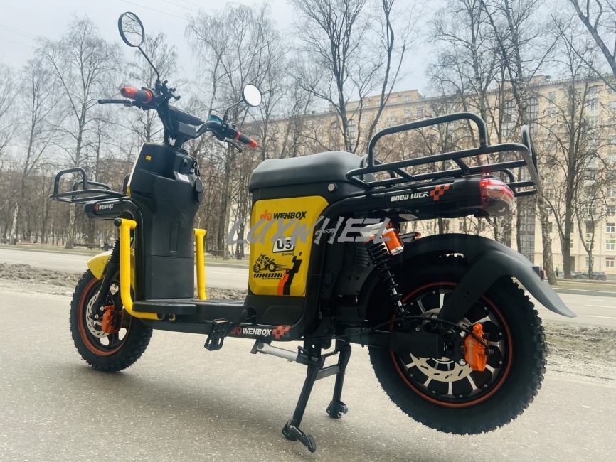 Электровелосипед Wenbox U5 желтый фото 3