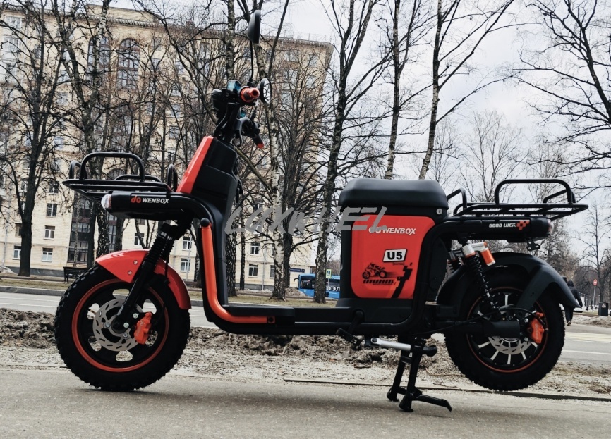 Электровелосипед Wenbox U5 оранжевый фото 2